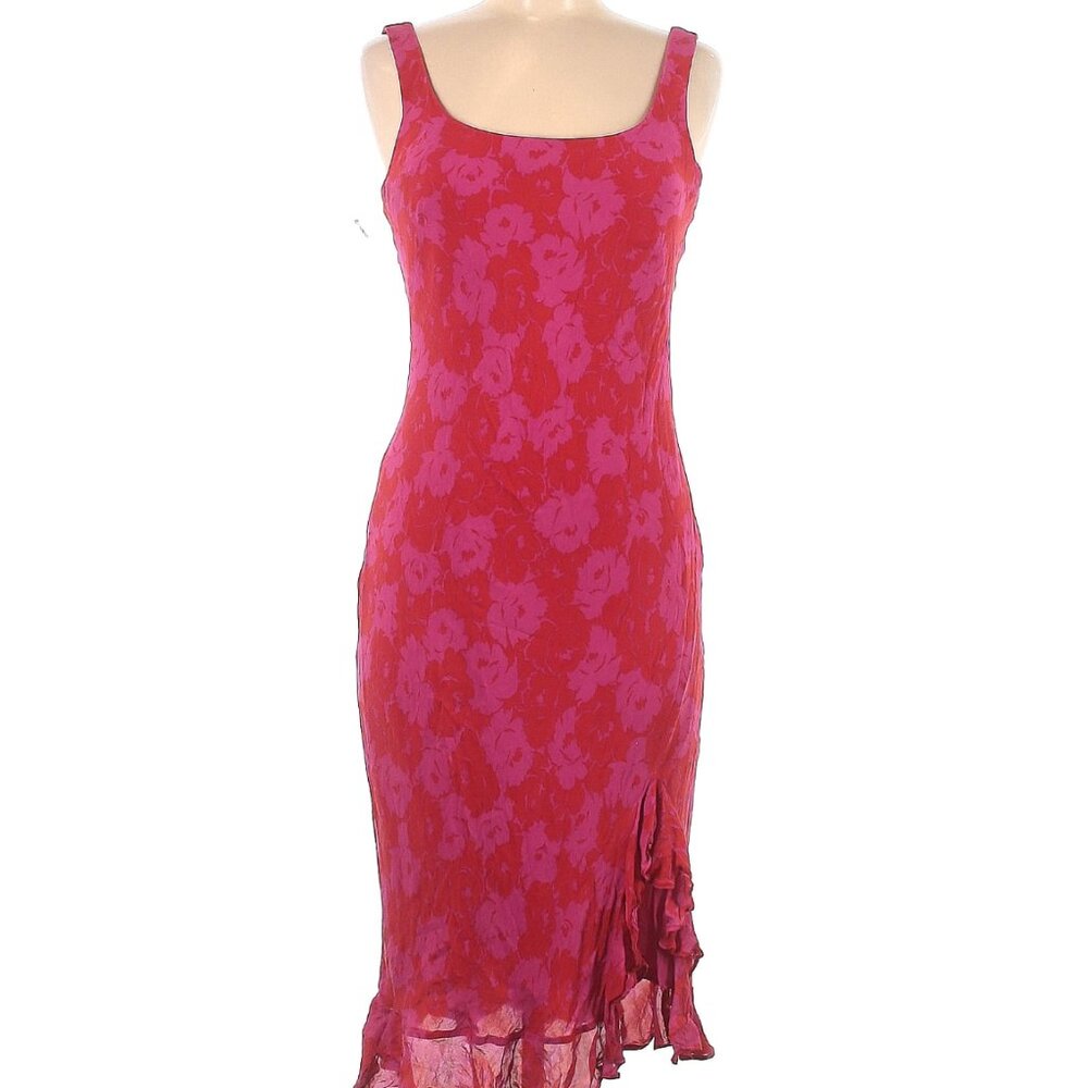 Ann Taylor 100% Silk Pink Dress